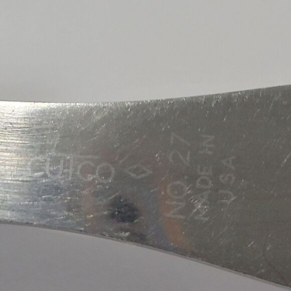 Cutco Carving Turning Fork No 27 Brown Wood Handle Made in USA - Picture 12 of 14